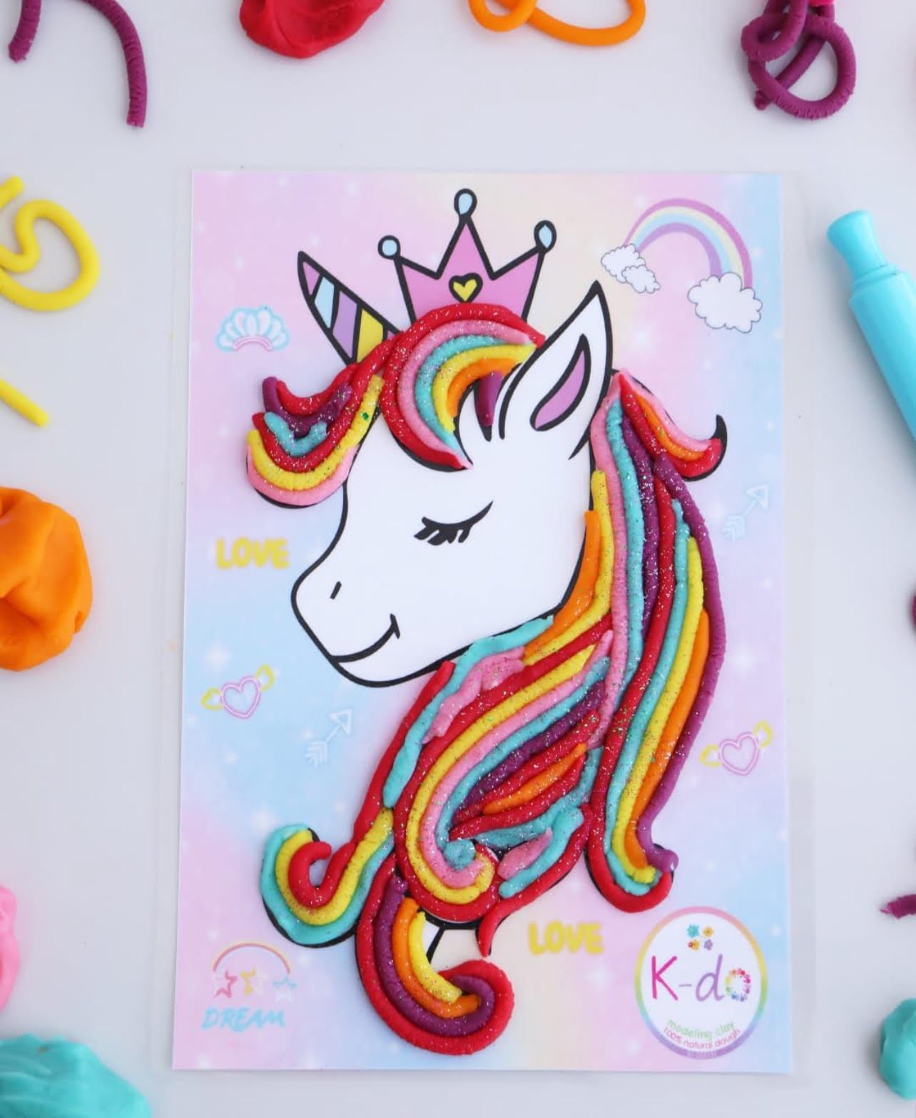 Magical Unicorn Hair Play Mat