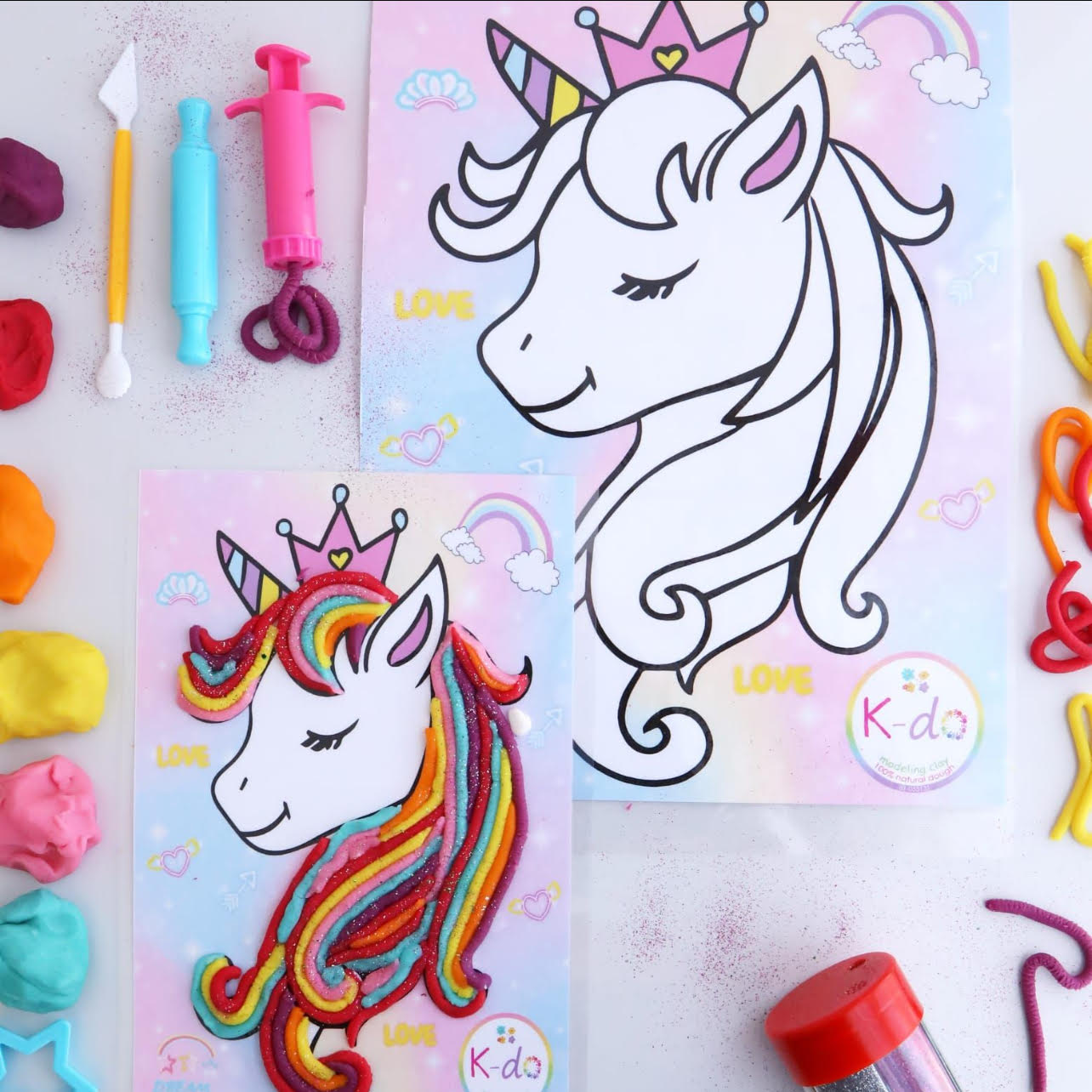 Magical Unicorn Hair Play Mat